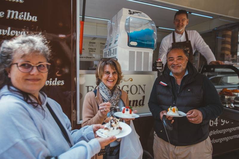 Privatisation d'un food truck sucré pour un cocktail d'entreprise ou un repas de fin d'année proche de Melun (77)