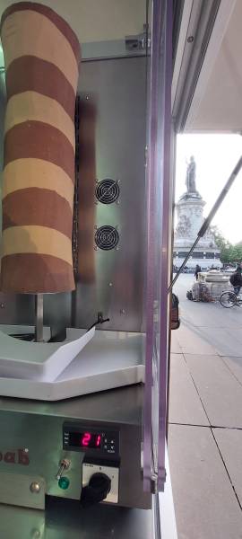 Kebab chocolat à Paris République 75